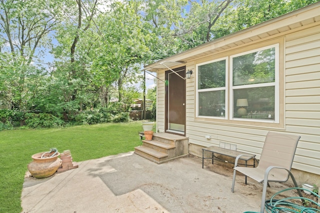 356 Bedford Ct E, Bedford, TX 76022 - view of patio / terrace featuring entry steps