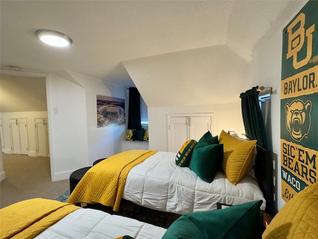 carpeted bedroom with baseboards