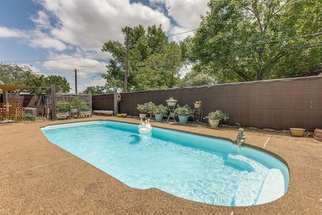 3150 Palmdale Cir, Farmers Branch, TX 75234 - view of swimming pool with a fenced backyard