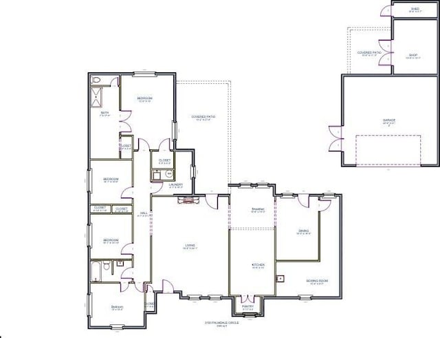3150 Palmdale Cir, Farmers Branch, TX 75234 - room layout