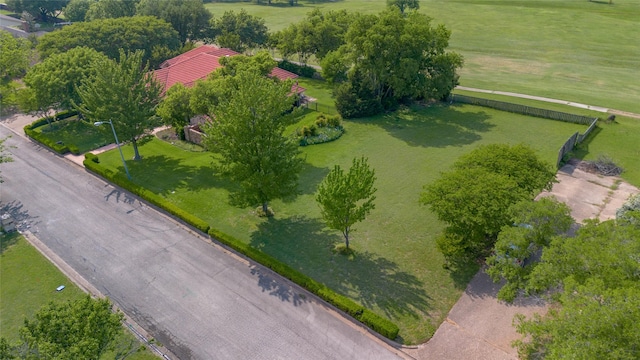 drone / aerial view featuring a rural view