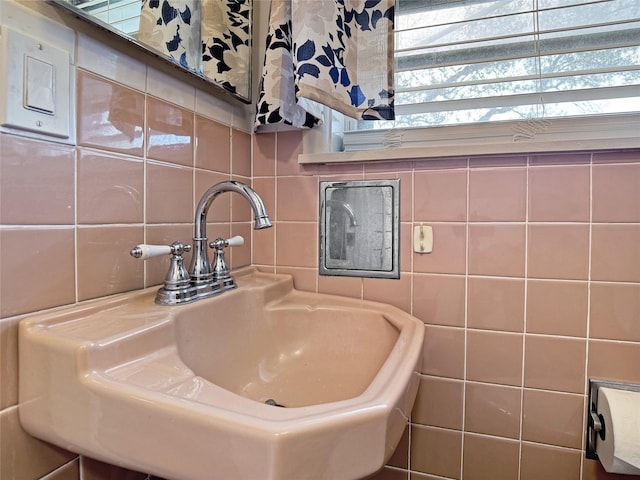 interior details featuring a sink