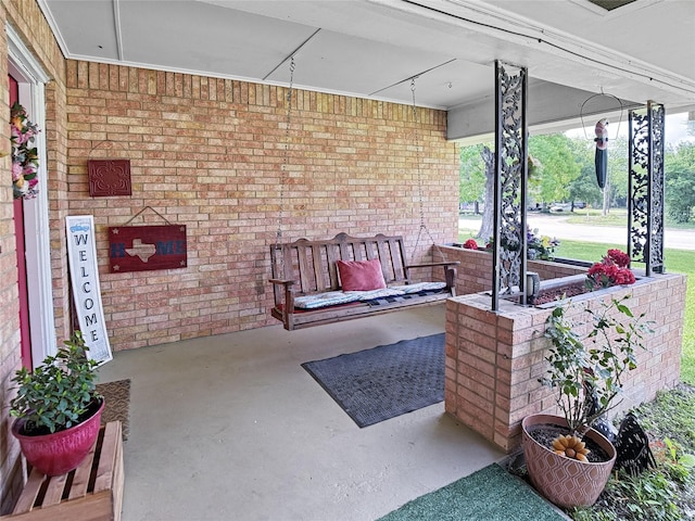 view of patio / terrace featuring a porch
