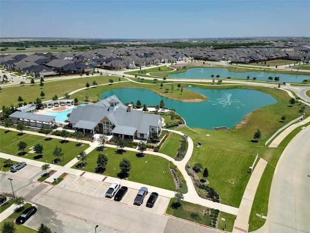 1500 Ranger Rd, Aubrey, TX 76227 - aerial view of residential area featuring a large body of water