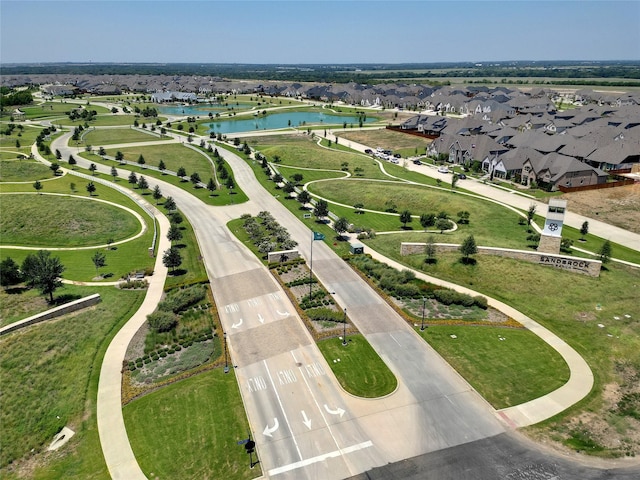 1500 Ranger Rd, Aubrey, TX 76227 - aerial perspective of suburban area with a large body of water
