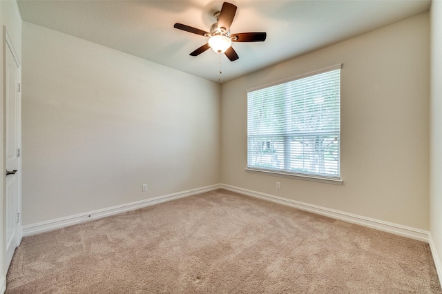 1130 Pasatiempo Dr, Frisco, TX 75036 - carpeted empty room featuring a ceiling fan and baseboards