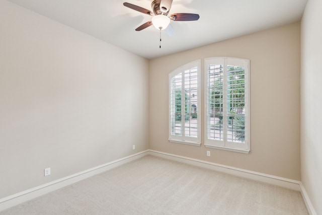 5924 Heron Bay Ln, Mckinney, TX 75070 - unfurnished room featuring carpet floors, baseboards, and ceiling fan