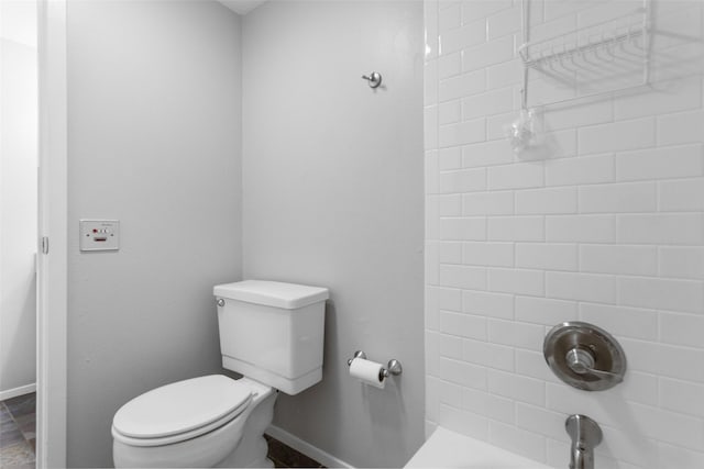 4211 Fairway Dr, Granbury, TX 76049 - full bathroom with toilet, a shower, and baseboards