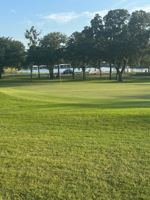 4211 Fairway Dr, Granbury, TX 76049 - view of property's community with a lawn and golf course view