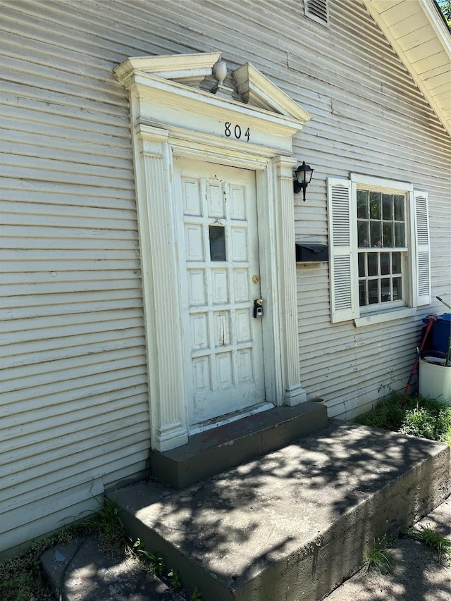 view of entrance to property
