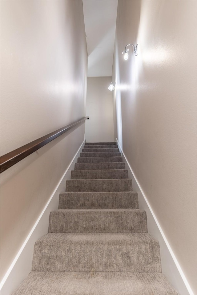 view of stairway