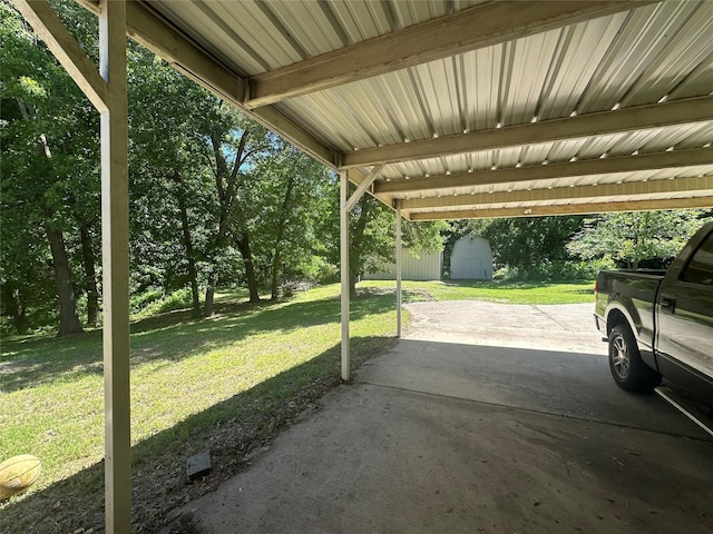 824 Imogene Ct, Azle, TX 76020 - view of yard featuring an outbuilding and a shed