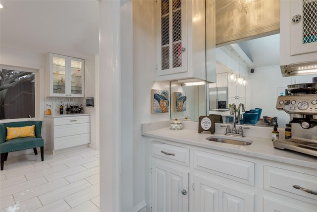 7449 Tophill Ln, Dallas, TX 75248 - bathroom featuring vanity and baseboards