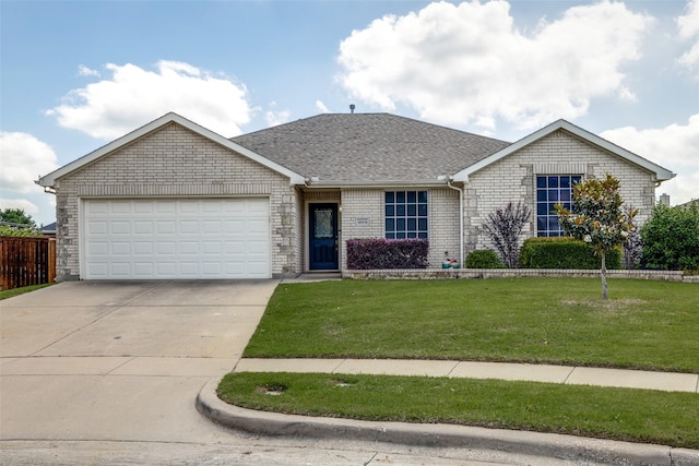 4604 Valleyview Dr, Mansfield, TX 76063 - ranch-style home with an attached garage, brick siding, and driveway