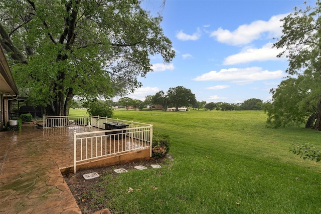 832 Havenwood Ln S, Fort Worth, TX 76112 - view of yard featuring a patio and a rural view