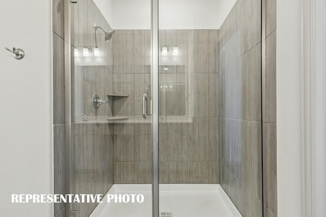full bath with a stall shower