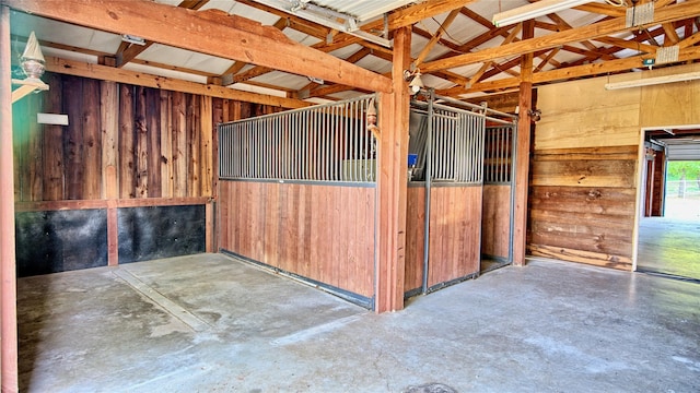 view of horse barn