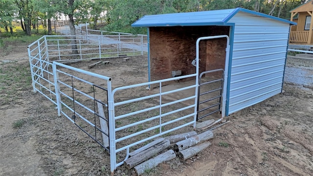 view of stable