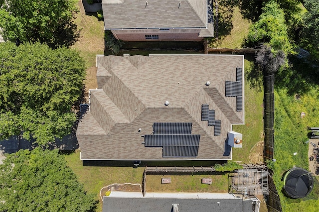 7632 Arbor Ridge Ct, Fort Worth, TX 76112 - view from above of property
