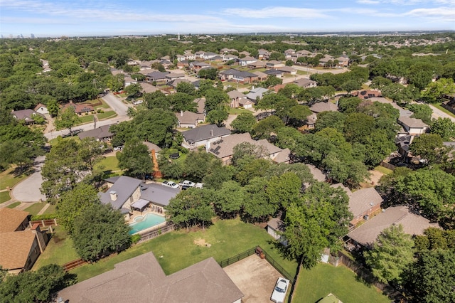 7632 Arbor Ridge Ct, Fort Worth, TX 76112 - aerial perspective of suburban area featuring a pool