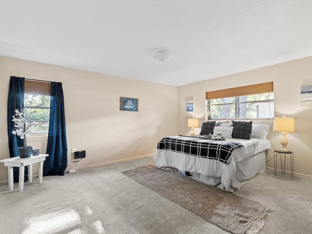 12580 Briar Rd, Azle, TX 76020 - carpeted bedroom featuring multiple windows and baseboards