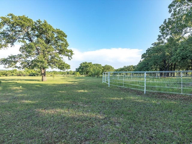 12580 Briar Rd, Azle, TX 76020 - view of yard featuring a view of rural / pastoral area