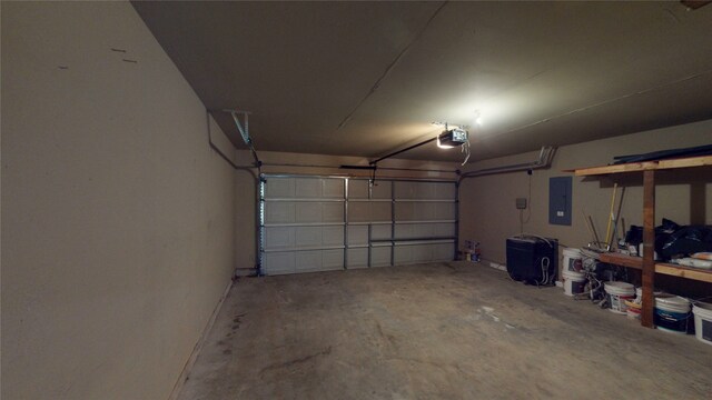 760 Catalpa Rd, Saginaw, TX 76131 - garage featuring a garage door opener and electric panel