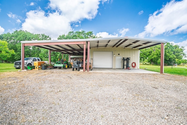 397 Rs County Road 4452, Point, TX 75472 - view of parking featuring a garage