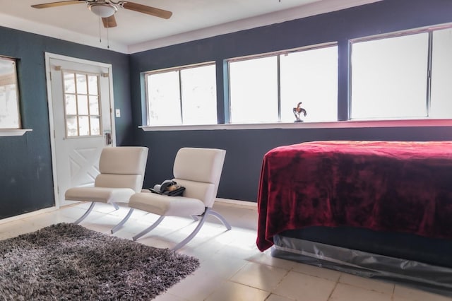 1213 Dennis Dr, Saginaw, TX 76179 - bedroom featuring baseboards and ceiling fan