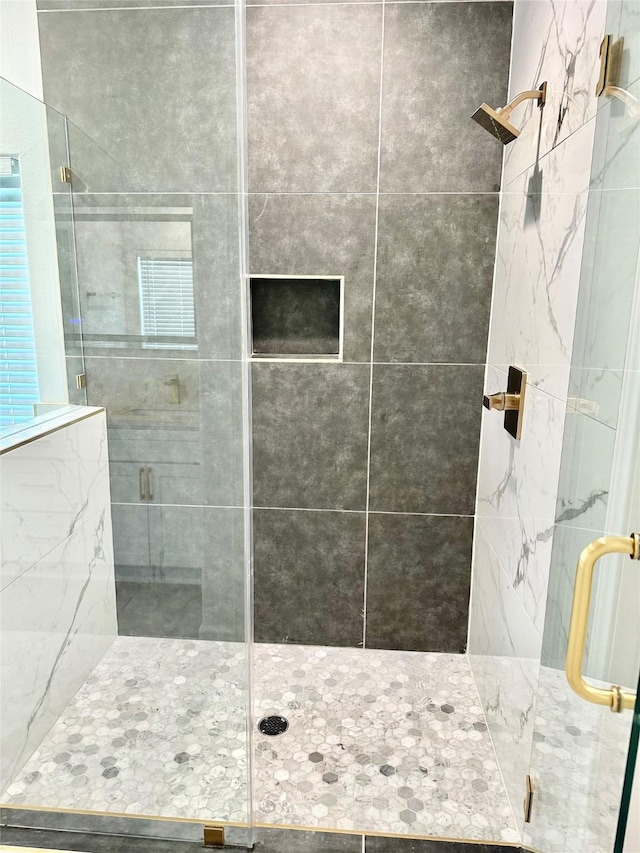 303 Third, Lindsay, TX 76250 - bathroom featuring a stall shower