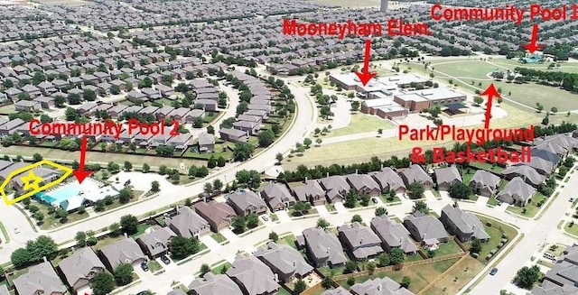 2317 Willard Dr, Mckinney, TX 75072 - aerial view of residential area