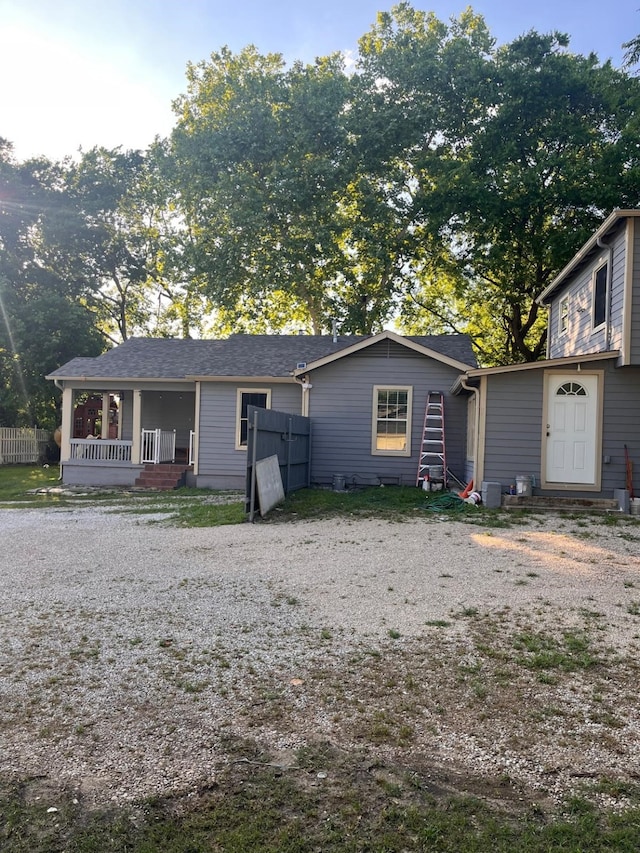 2345 Laughlin Dr, Dallas, TX 75228 - view of front facade with a porch