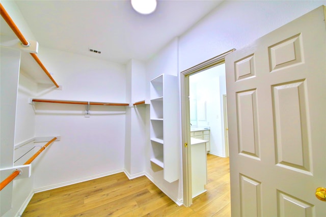 2328 Twilight Star Dr, Little Elm, TX 75068 - spacious closet with light wood-type flooring
