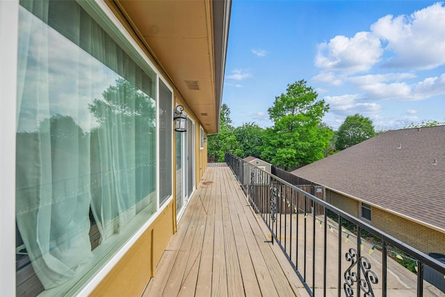 balcony with visible vents