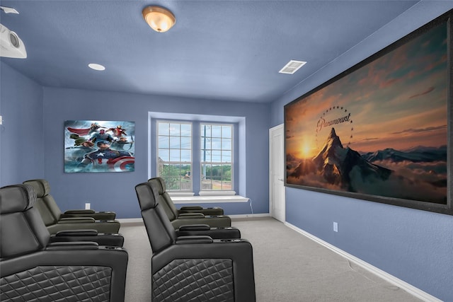 3020 Nyala Trl, Frisco, TX 75034 - home theater with visible vents, baseboards, and carpet floors