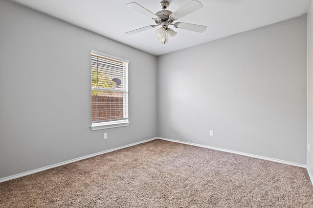 817 Countryside Dr, Aubrey, TX 76227 - carpeted empty room with baseboards and a ceiling fan