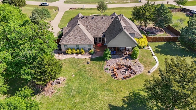 drone / aerial view