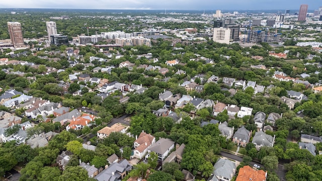 bird's eye view featuring a city view