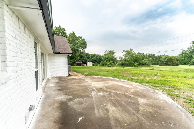 229 W Oaks Cir, Sulphur Springs, TX 75482 - view of patio / terrace featuring central AC unit