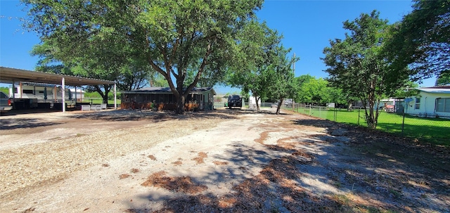 view of road featuring driveway