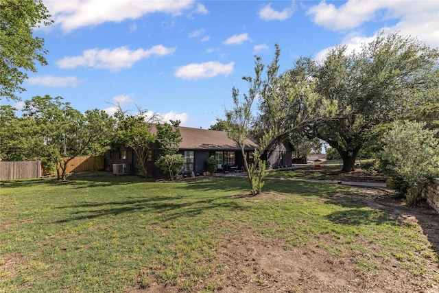1105 Charles St, Weatherford, TX 76086 - view of yard with central AC unit