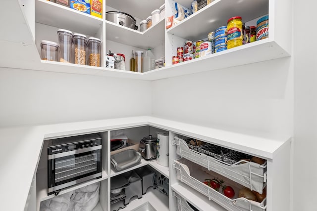 view of pantry
