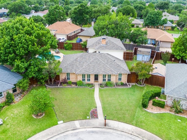 17607 Seedling Ct, Dallas, TX 75287 - aerial perspective of suburban area