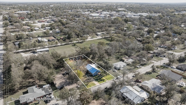 birds eye view of property featuring a residential view