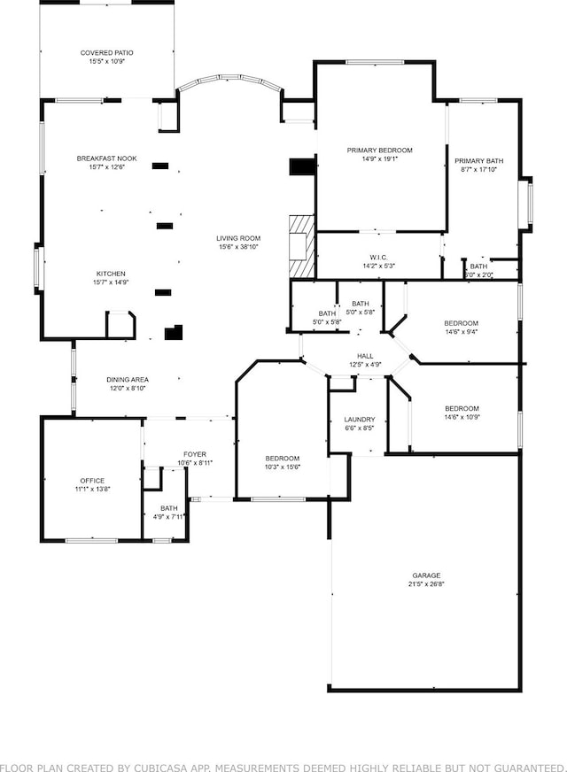 6712 Bluffview Dr, Fort Worth, TX 76132 - property floor plan