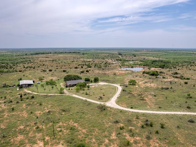 aerial view of sparsely populated area
