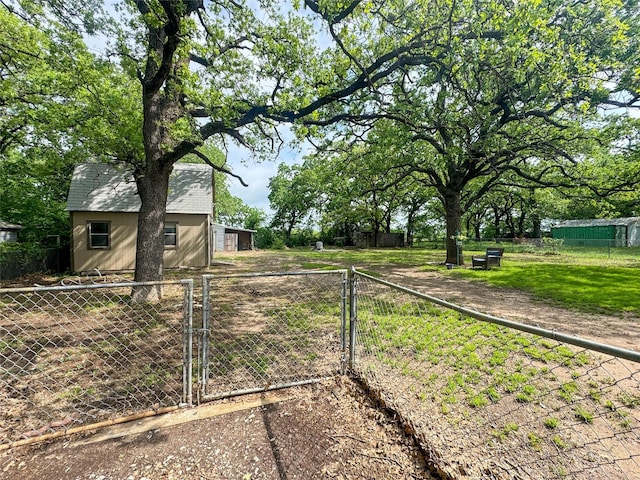 406 Mockingbird Ln, Chico, TX 76431 - view of yard featuring fence and a gate