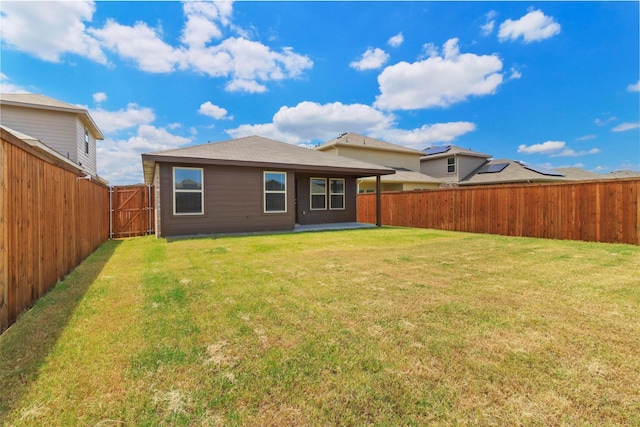 1628 Seadrift Dr, Forney, TX 75126 - back of property with a fenced backyard and a patio