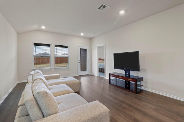1628 Seadrift Dr, Forney, TX 75126 - living room with recessed lighting and dark wood-type flooring