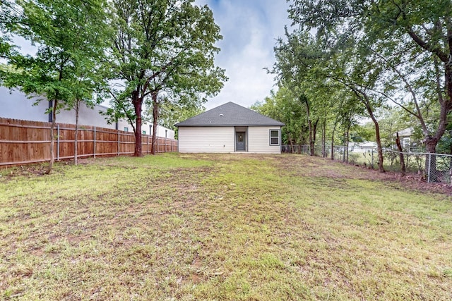 503 W Martin Luther King St, Denison, TX 75020 - view of yard with a fenced backyard